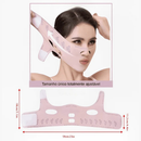 Máscara de Contorno Facial Premium - Suaviza Rugas, Papada e Modela o Rosto