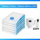 Kit CompactPack™ | Saco a Vácuo Compre 3 Leve 2 + Bomba Elétrica