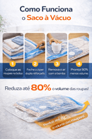 Kit CompactPack™ | Saco a Vácuo Compre 3 Leve 2 + Bomba Elétrica