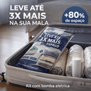 Kit CompactPack™ | Saco a Vácuo Compre 3 Leve 2 + Bomba Elétrica