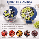 Descascador Elétrico TurboPeel™ – Descasque Alho, Frutas e Legumes em Segundos