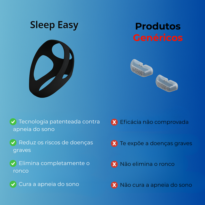 Máscara Para Apneia do Sono | Sleep easy desconto especial de primeira compra