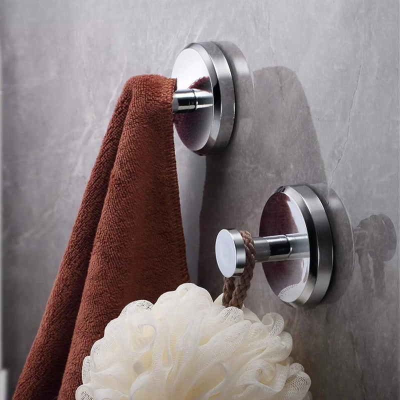 Gancho de Ventosa Premium Para Banheiro e Cozinha – Compre 1, Leve 2 + Frete Grátis