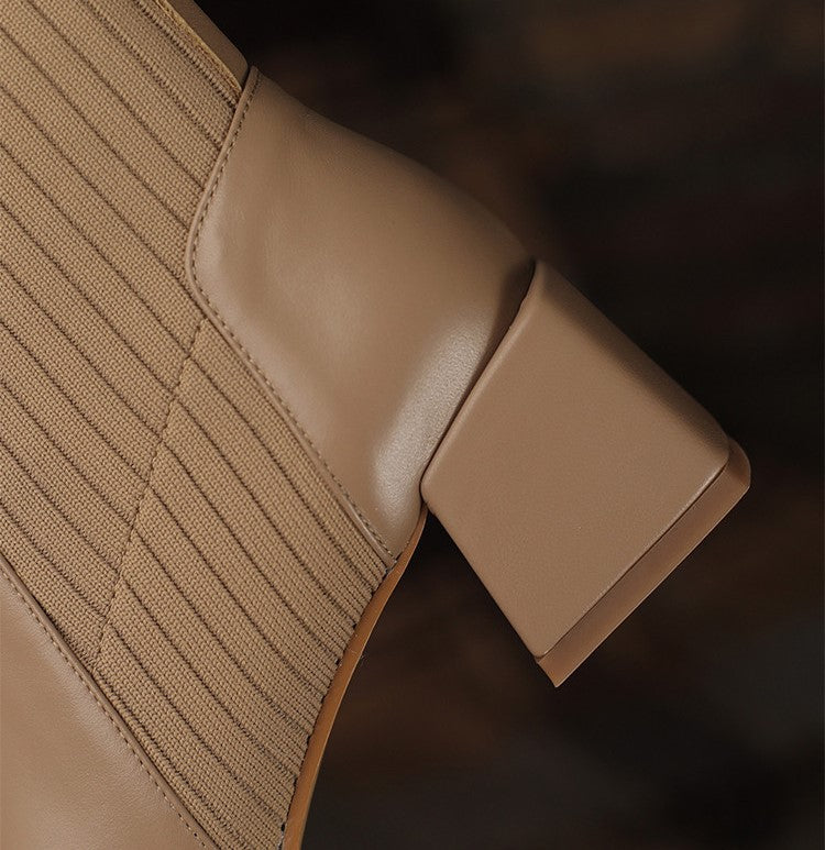 Verona Bota Feminina Texana Western Cano Curto com Malha