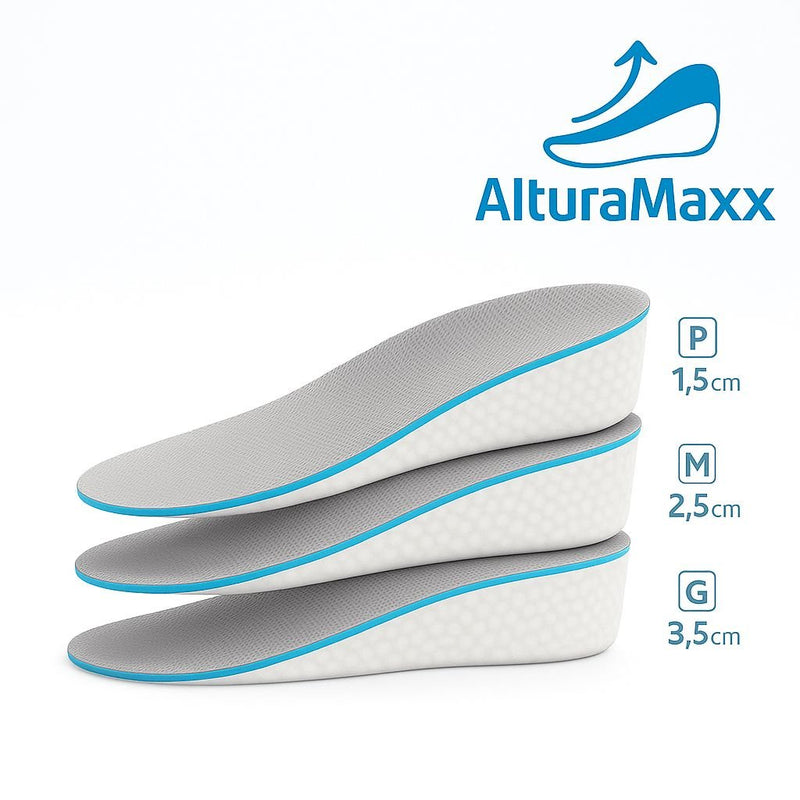 AlturaMaxx™ – Palmilha Ortopédica Invisível +3,5cm